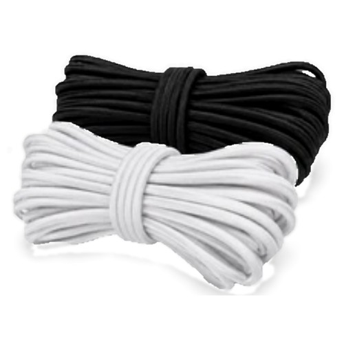 Round elastic cord 1mm - elastic, 2mm