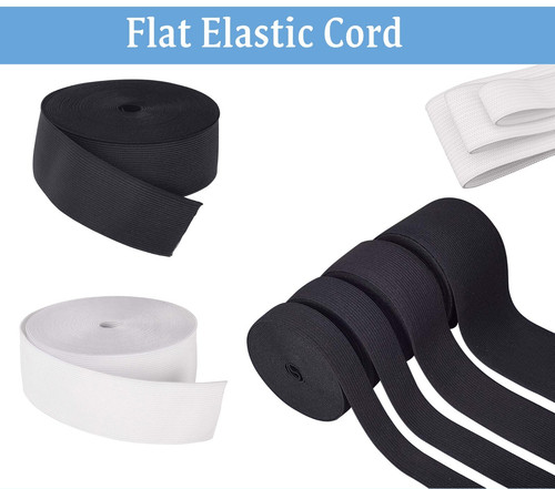 Black white flat - white, stretch