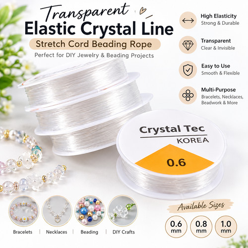 Transparent elastic crystal - elastic,