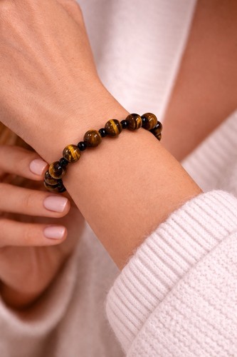 Tiger eye black tourmaline - tiger, &