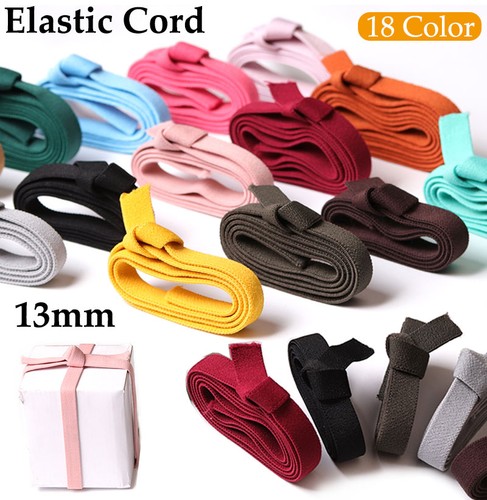 13mm flat elastic - 13mm, cord