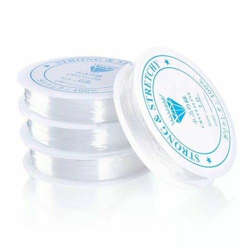 Clear nylon beading - beading, elastic