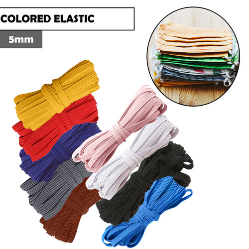 Elastic cord coloured soft - elastic,