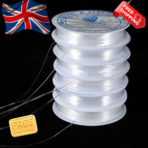 1mm transparent elastic - 0.4-1mm,