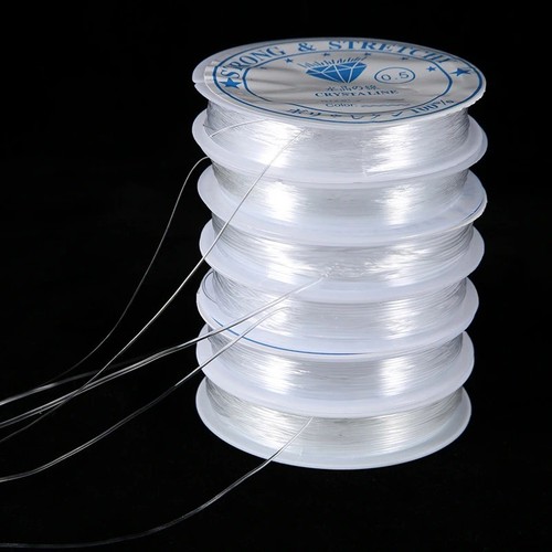 Clear nylon beading elastic - nylon,